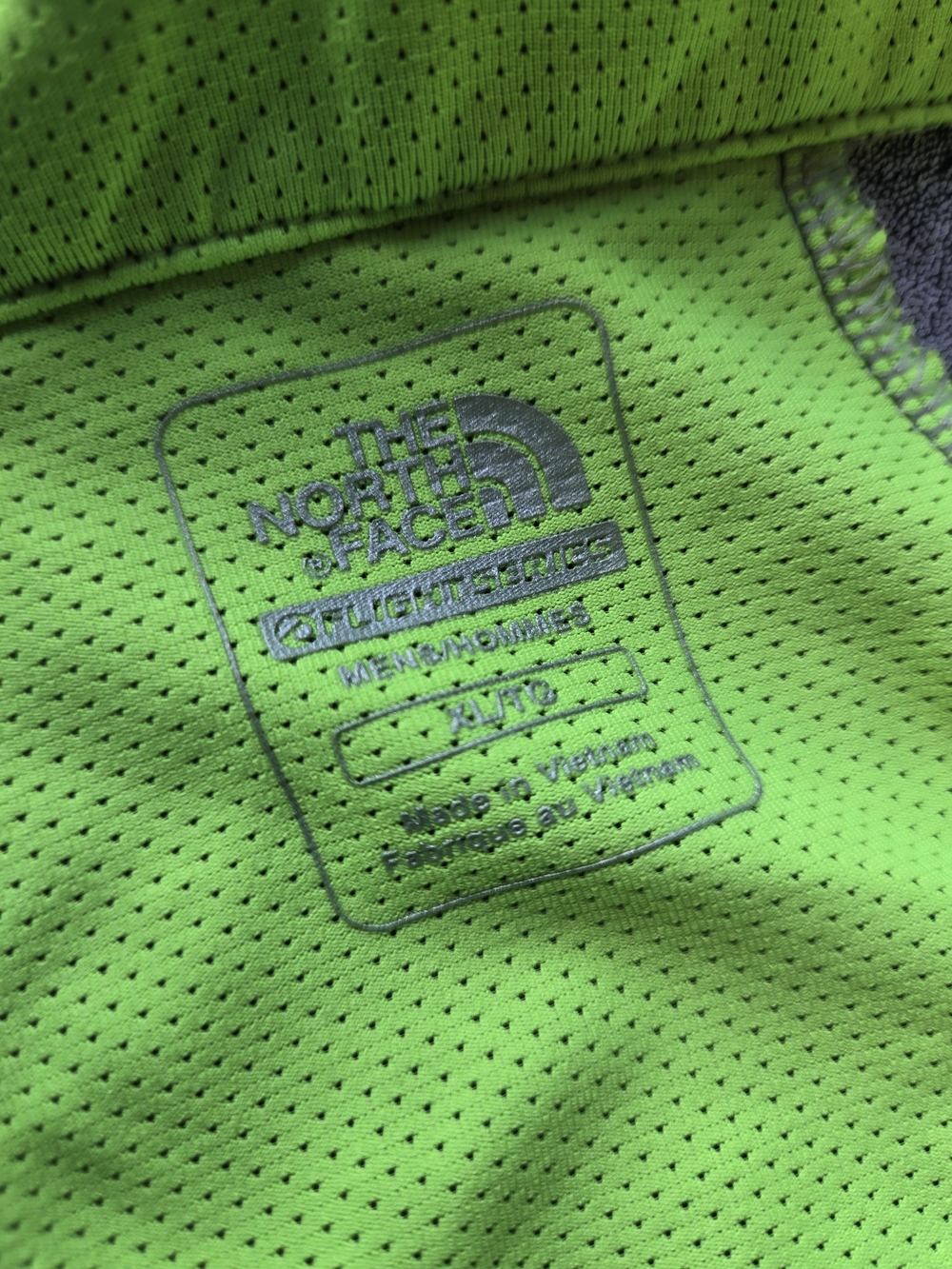 The North Face Flight Series Jacket Mens XL Black Green Full Zip Lightweight Run - Picture 5 of 5